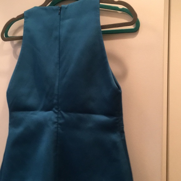 C/MEO turquoise 🦚 vneck Satin tank MEDIUM - Picture 4 of 4